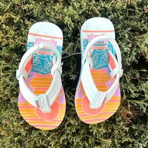 Reef Little Ahi Toddler Flip Flop Beach Sandals Size 7/8